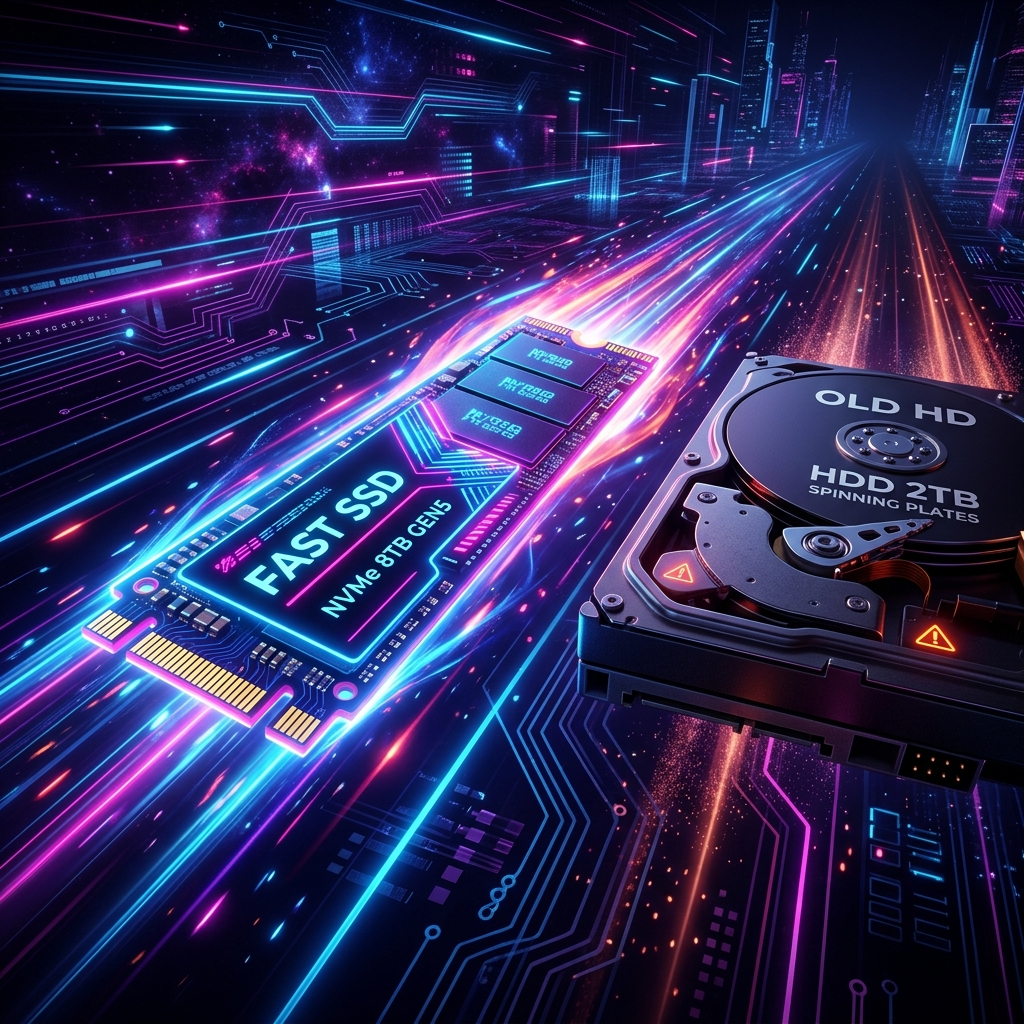 NVMe SSD vs HDD