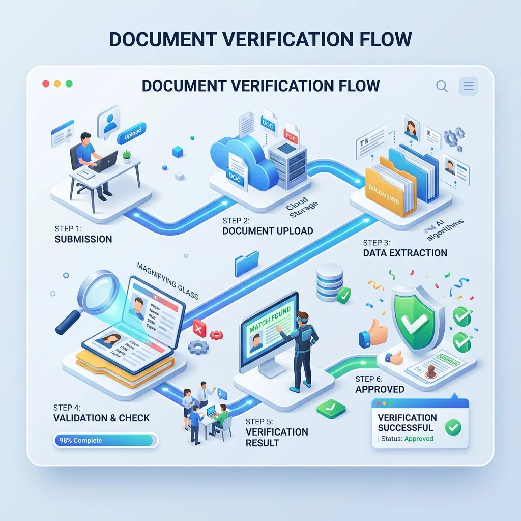 Document Verification Process Flow
